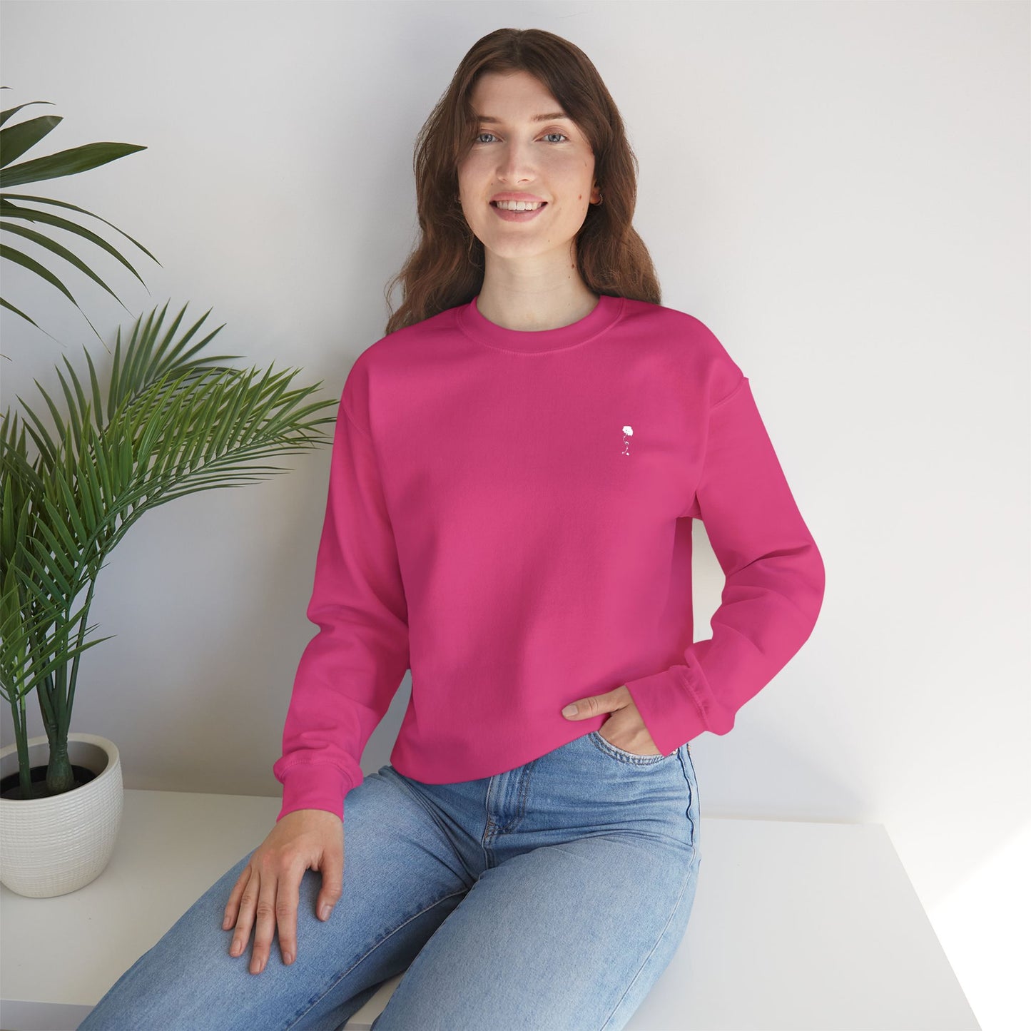 The Briar Rose | Minimalist Embroidered Crewneck