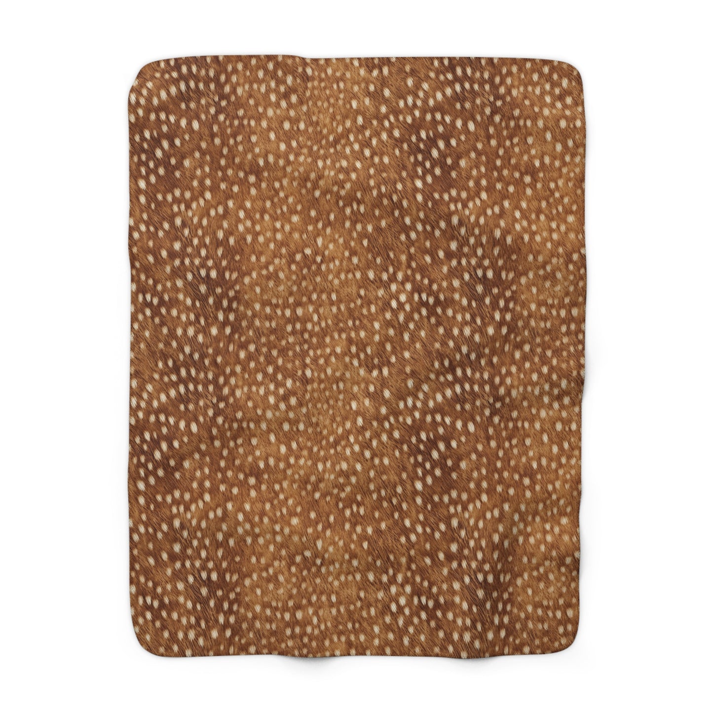 Fawnling Sherpa Blanket | Cozy Faux Deer Fur Throw for Cabin | Lodge & Holiday Decor