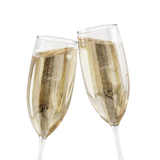 The Toast | Personalized Date Champagne Flute